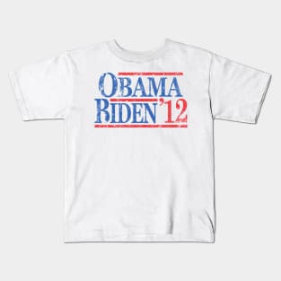 Vintage Obama Biden 12 Kids T-Shirt